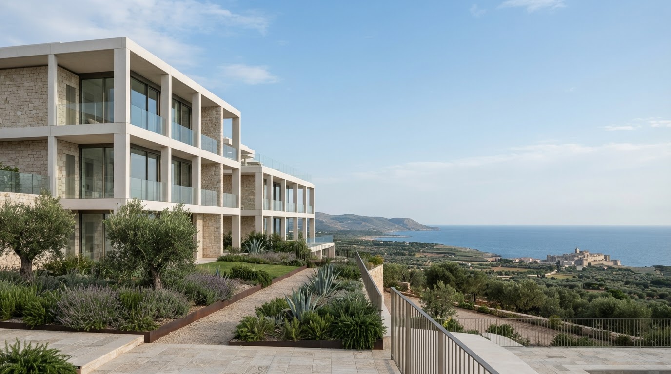Nitida Cauzianza - spazio architettonico luminoso e ordinato, simbolo di chiarezza analitica
